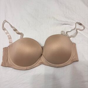 CALVIN KLEIN Underwire Padded Medium B-Cup Everyday Intimates Women's Tan Bra